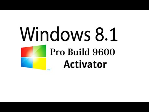 windows 8.1 pro build 9600 activation